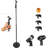 5 Core Universal Microphone Stand Height Adjustable 35 to 57" Round Base Floor Mic Holder Metal Build