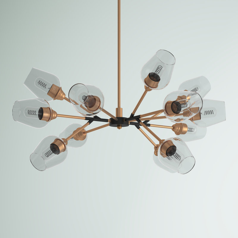 Lustre sphérique spoutnik 12 lumières Apel