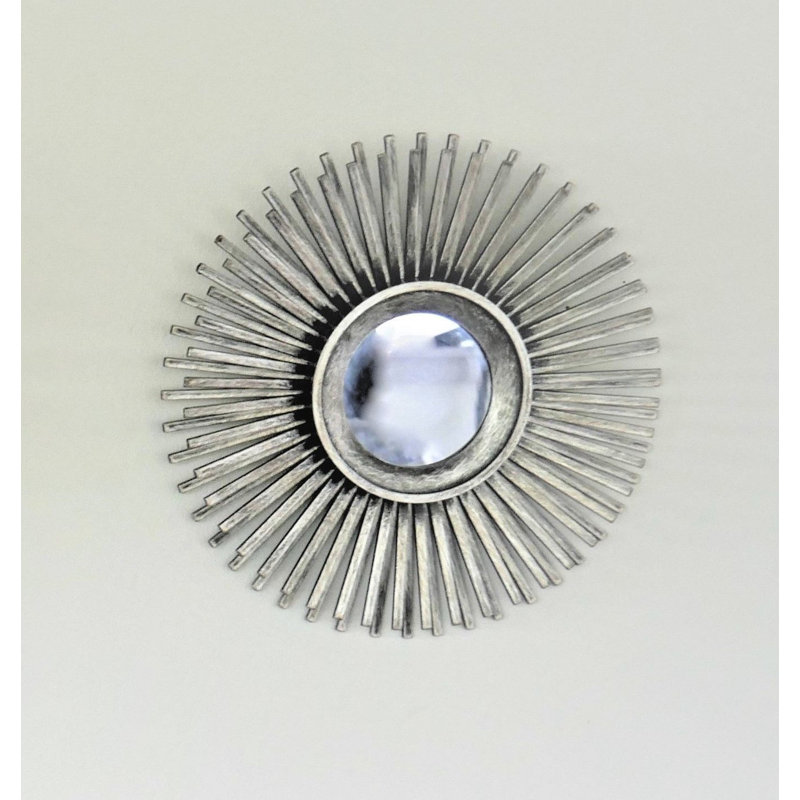Currey Metal Mirror, Silver