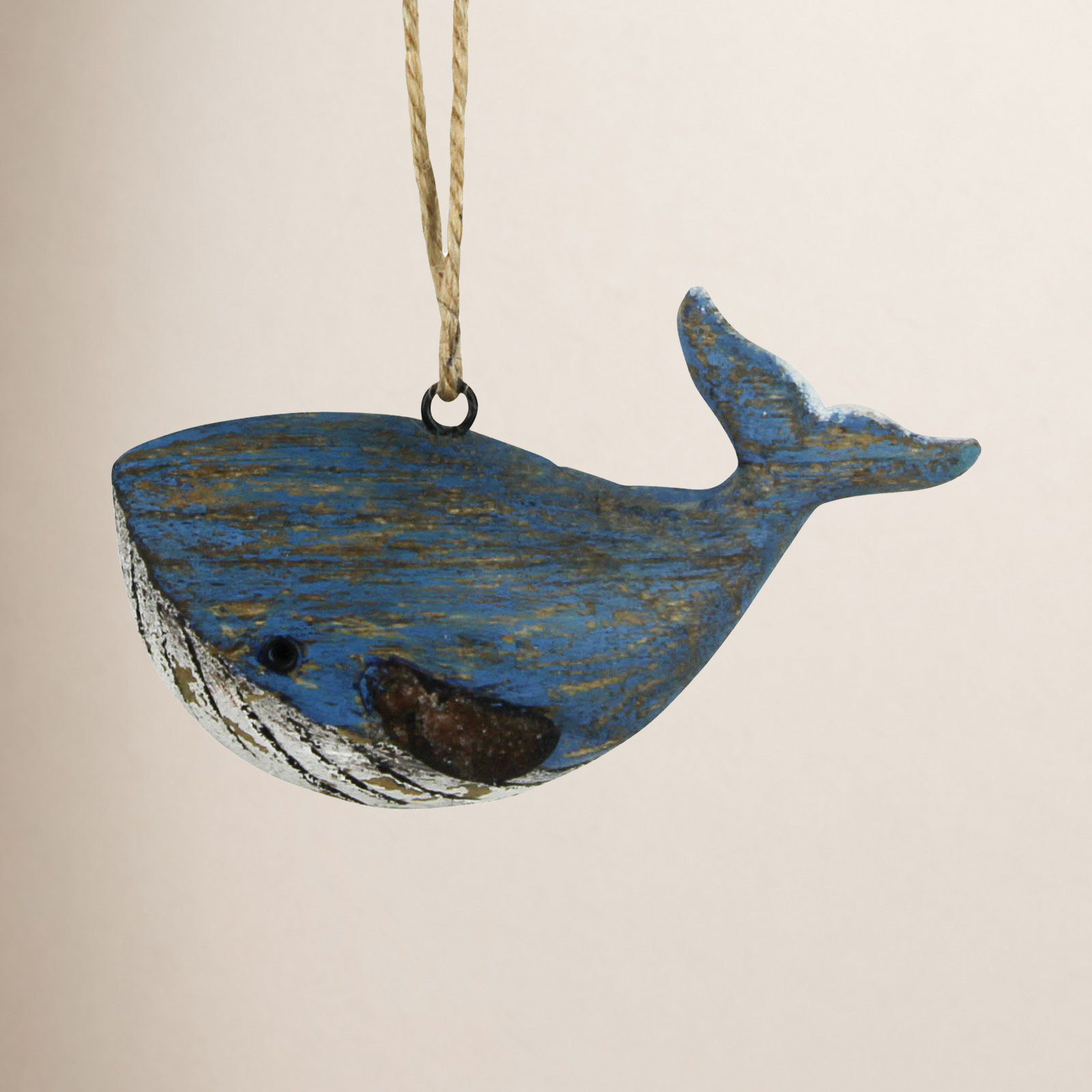Birch Lane™ No Pattern Hanging Figurine Ornament, Blue