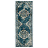 Hicklin Oriental Cerulean Area Rug