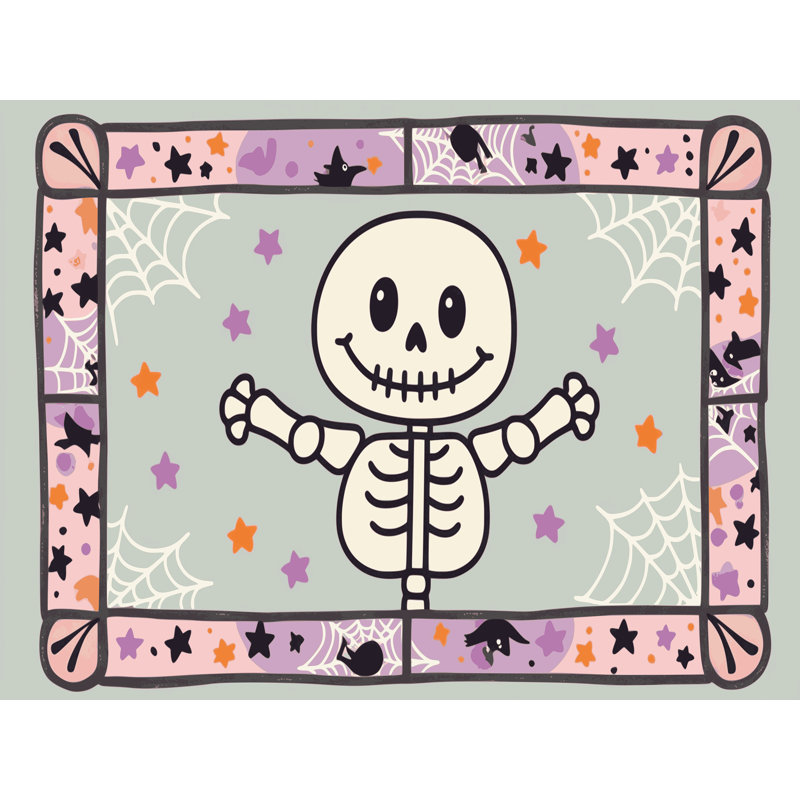 Tapis de Noël lavable The Holiday Aisle®, Rectangulaire 2 pi x 3 pi