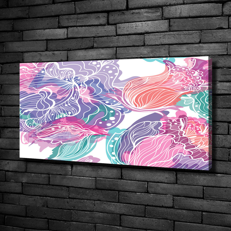 Magic Flowers - Wrapped Canvas Print