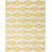 Contemporary Daitzman Area Rug Yellow Color-1820342403