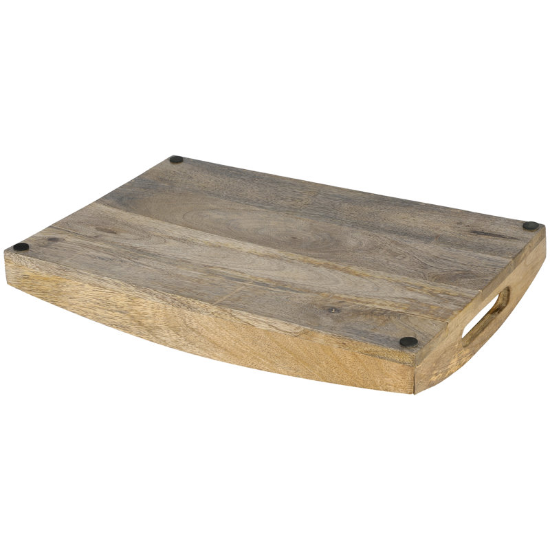 Mosaic Glass Mango Wood Serving Tray