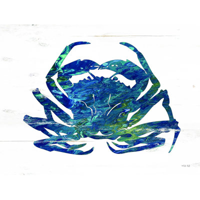 Crabe bleu côtier - reproduction sur toile tendue