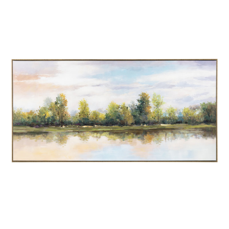 Kent Landscape Framed Canvas Wall Art