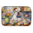Decorating Easter American Bulldog Dish Drying Mat