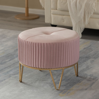 Olando Velvet Ottoman