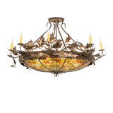 Rustic Lodge 8 - Light Semi Flush Mount