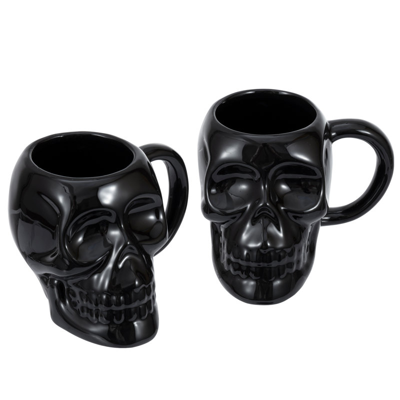 Halloween Skull Head Mugs Coffee Cups