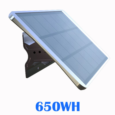 Wi-Fi IP Bullet Camera Solar Power Generator Kit for IPC CCTV RF-Mobile Communicator (650WH/100W Panel)