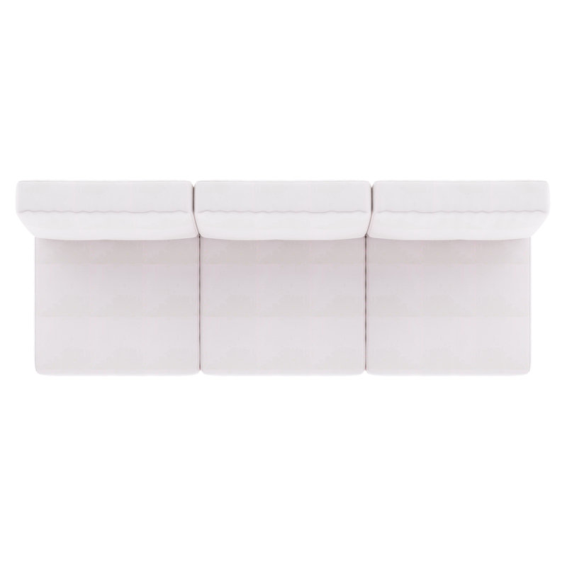 Sunbrella® Outdoor Sofa Seat / Back Cushion, Sunbrella Play Snow