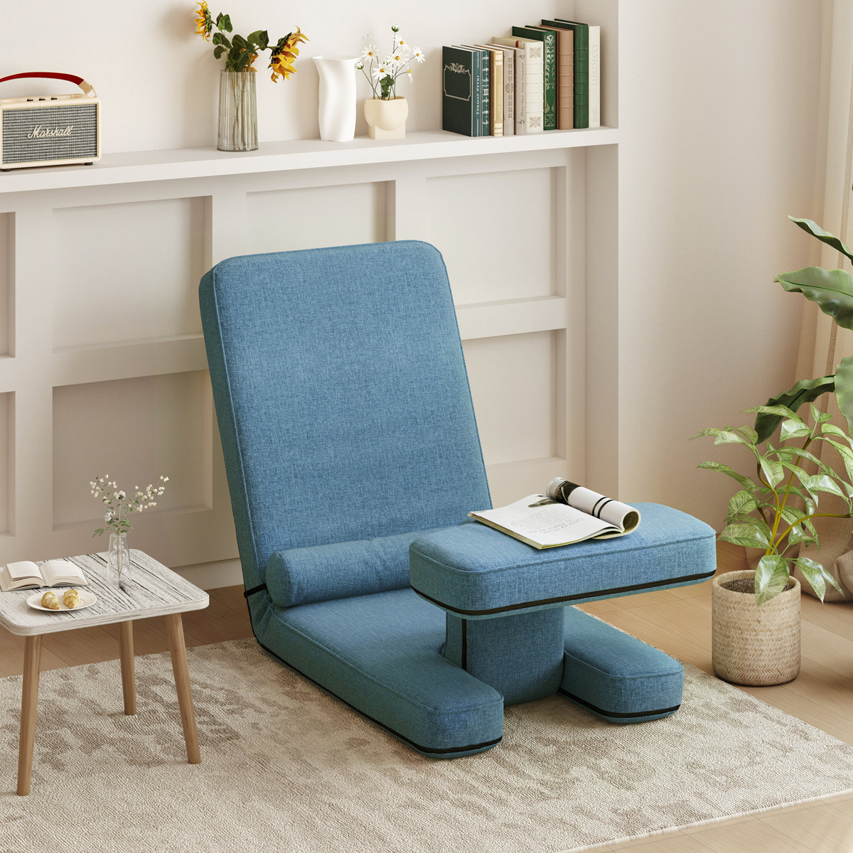 Latitude Run® Modern Sleeper Convertible Chair Adjustable Backrest ...