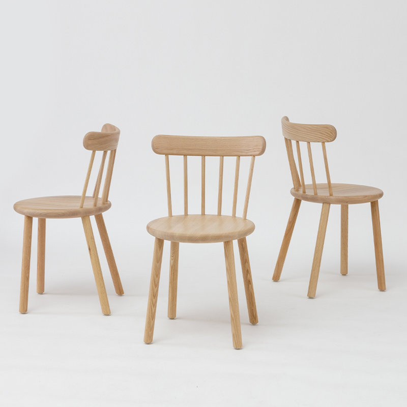 Ai Solid Wood Dining Chair, Oak