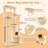 Multi-Level Cat Tree With 3-Storey Cat Condo