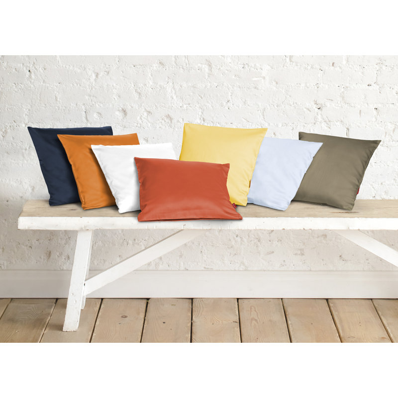 Uni-Colours 100% Cotton Jersey Knit Pillow Case, 50 x 50cm, Sand