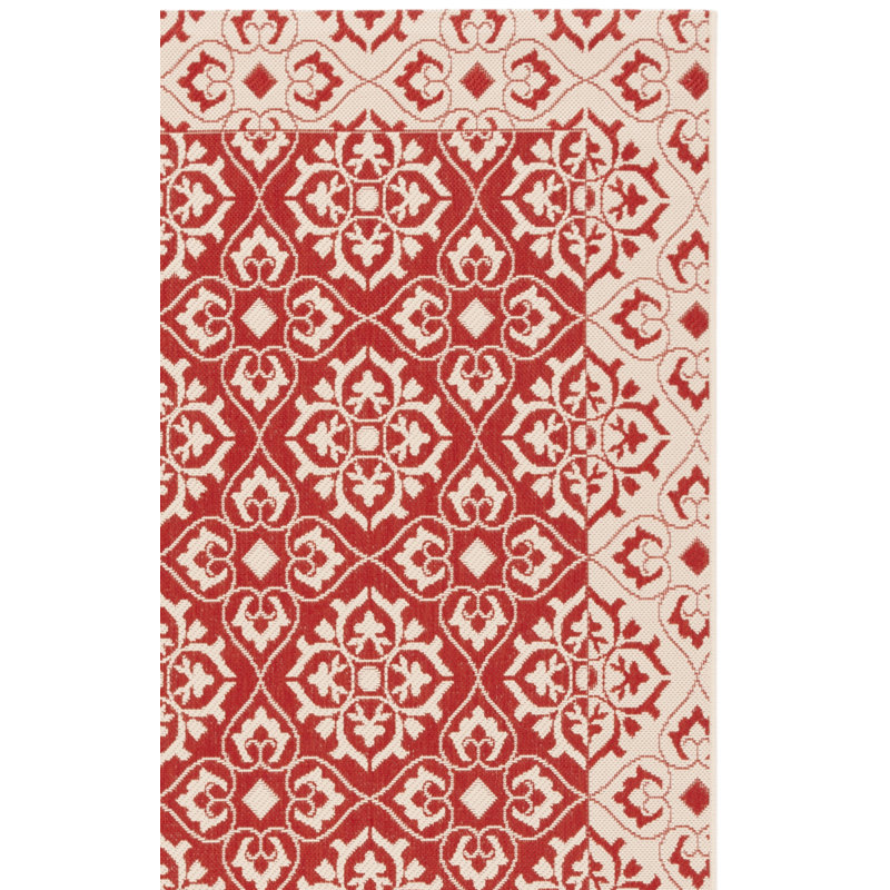 Lynn Performance Oriental Indoor/Outdoor Area Rug, Rectangle 2'7" x 5'