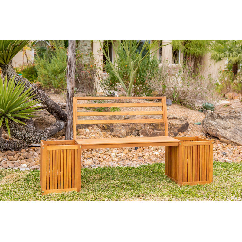 Banc de jardin en bois Aloisia