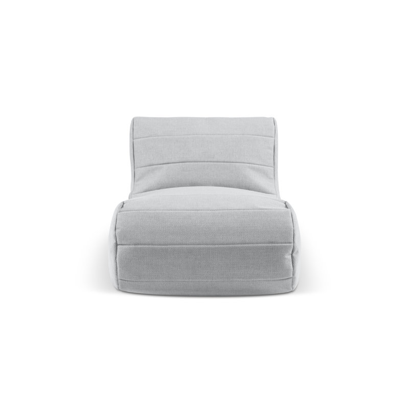 Outdoor Friendly Bean Bag Lounger, Light Grey
