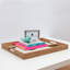 Plateau de table repose-pieds/café mixed points