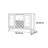 Simple storage sideboard wine display cabinet