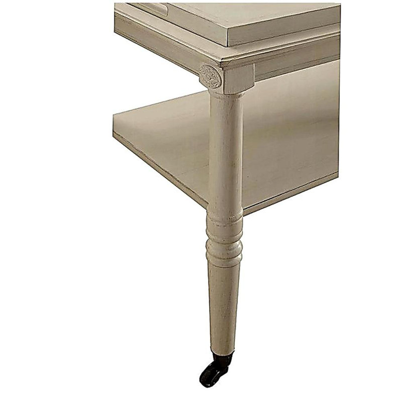 Retro White Dining Table Side Cabinet