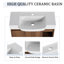 Meuble-lavabo mural multifonctionnel avec porte à fermeture en douceur et tablettes ouvertes-133488871-133488867