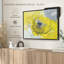 Impression sur toile jaune vif-102354327