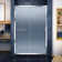 Infinity-Z 48" W x 74.75" H Semi-frameless Rectangle Sliding Shower Kit with Towel Bar and Base Included