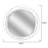 Baeddan Metal Flat Wall Mirror-545581789
