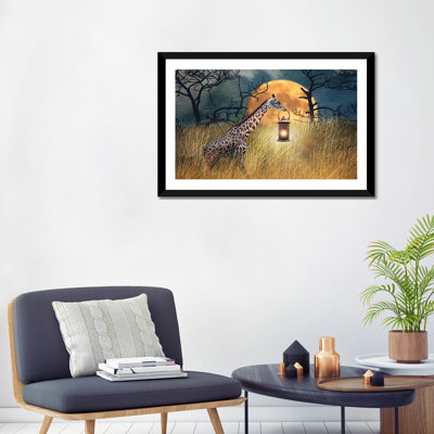 Promenade lunaire par Karen Burke-impression d’art graphique