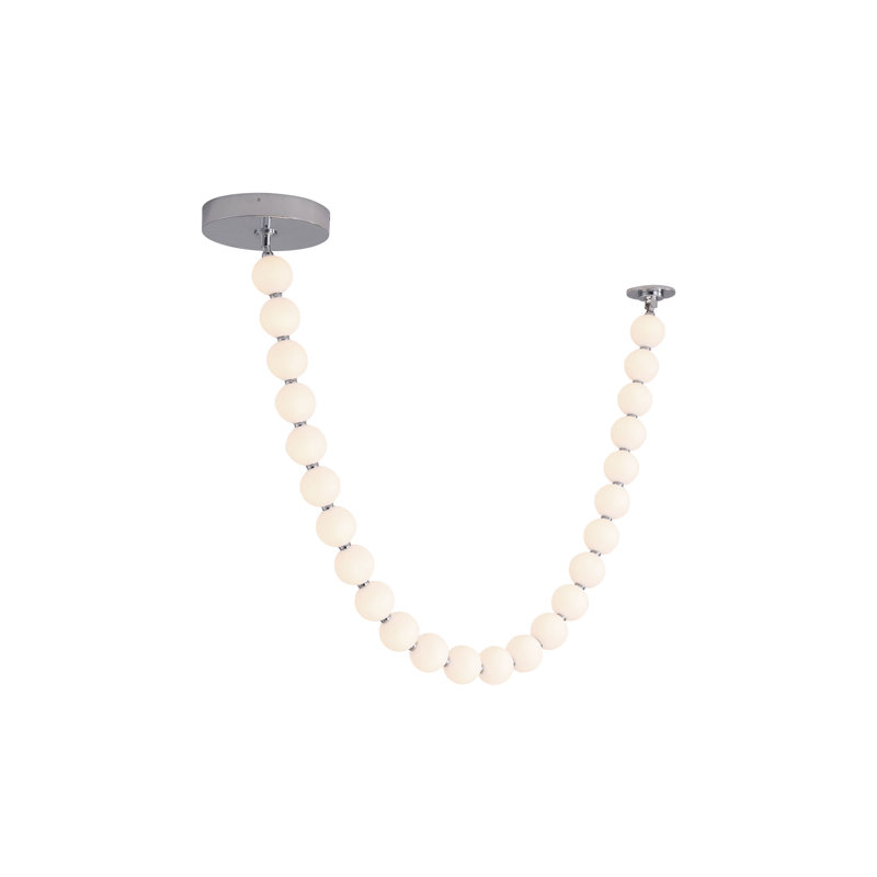 Akoya 1 - Light LED Pendant by Ryan Pauly, 83" H x 3.25" W x 3.25" D
