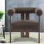 Chaises d'appoint modernes, structure en bois de revêtement en velours pour le salon à la maison