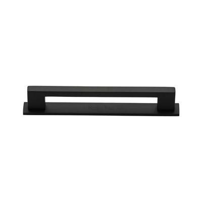 Heritage Brass Heritage Cabinet Pull Metro Design with Plate