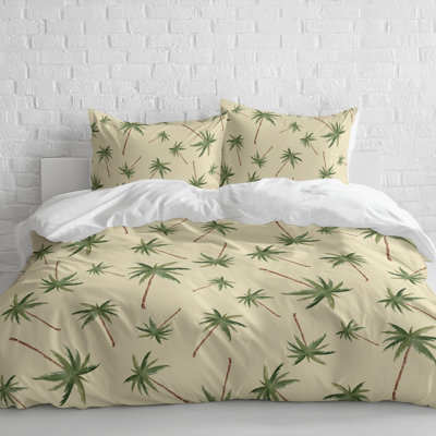 Summer Palms 3- Piece Decorative Lightweight Comforter Set