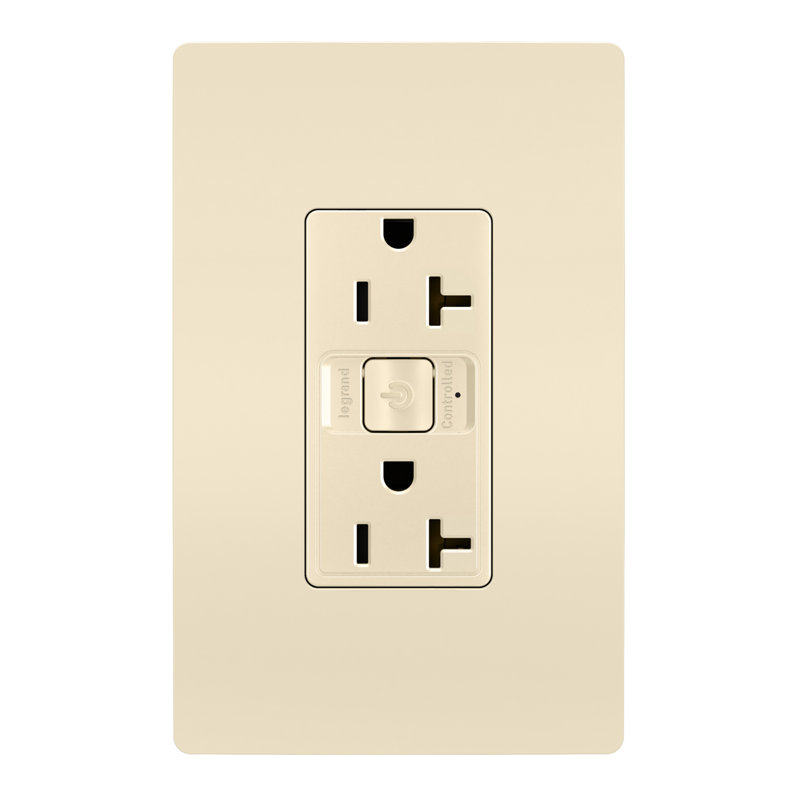 radiant® Smart 20A Outlet with Netatmo, Light Almond