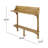 Wood BALCONY BAR TABLE