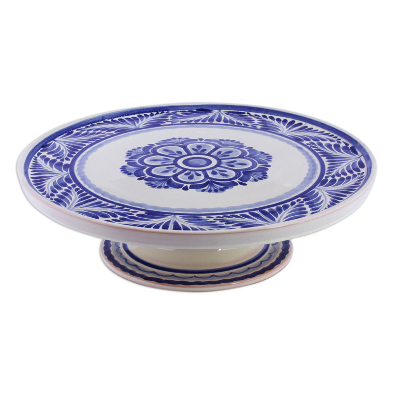Support à gâteau floral Stanton, H 3,5 po x l 10,5 po x P 10,5 po