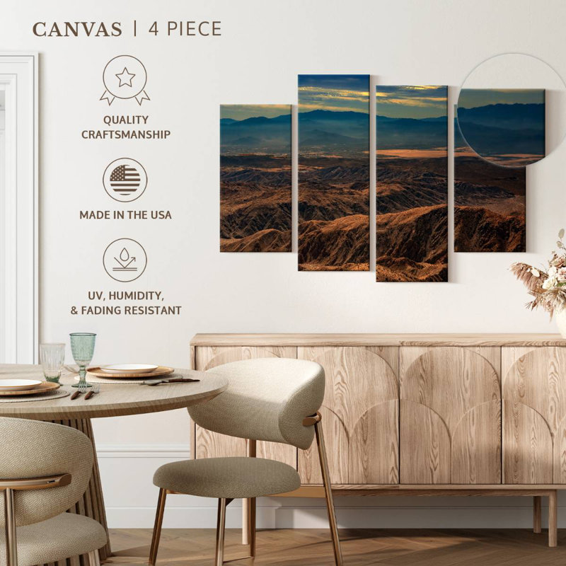 Coachella Desert Scene, 27" H x 43" W