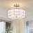 16" semi-flush mount ceiling light fixture