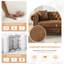Canapé Chesterfield de 63,5 pouces de style Mid Century-529962427
