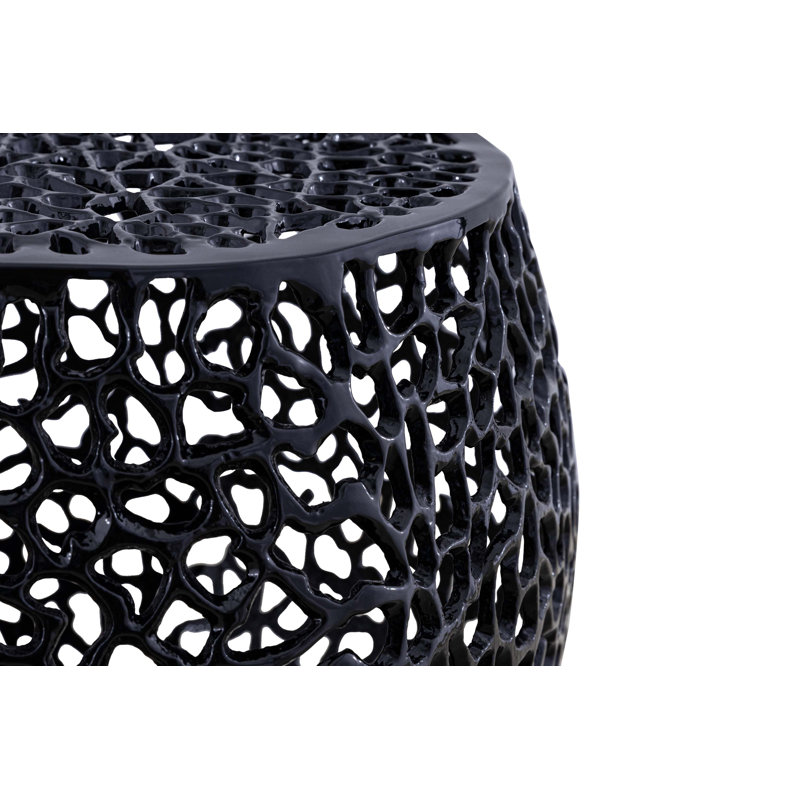 Modern End Table, Black