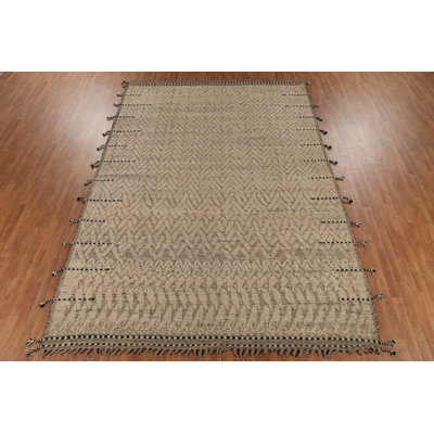 Tapis marocain en laine Earth Tone 9 x 13