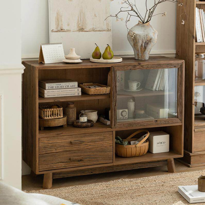 Retro storage cabinet organizer