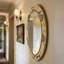 Miroir mural ovale en cuir-1254066581-1254066586