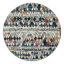 Tapis bleu marine / beige Allenvale-487430262