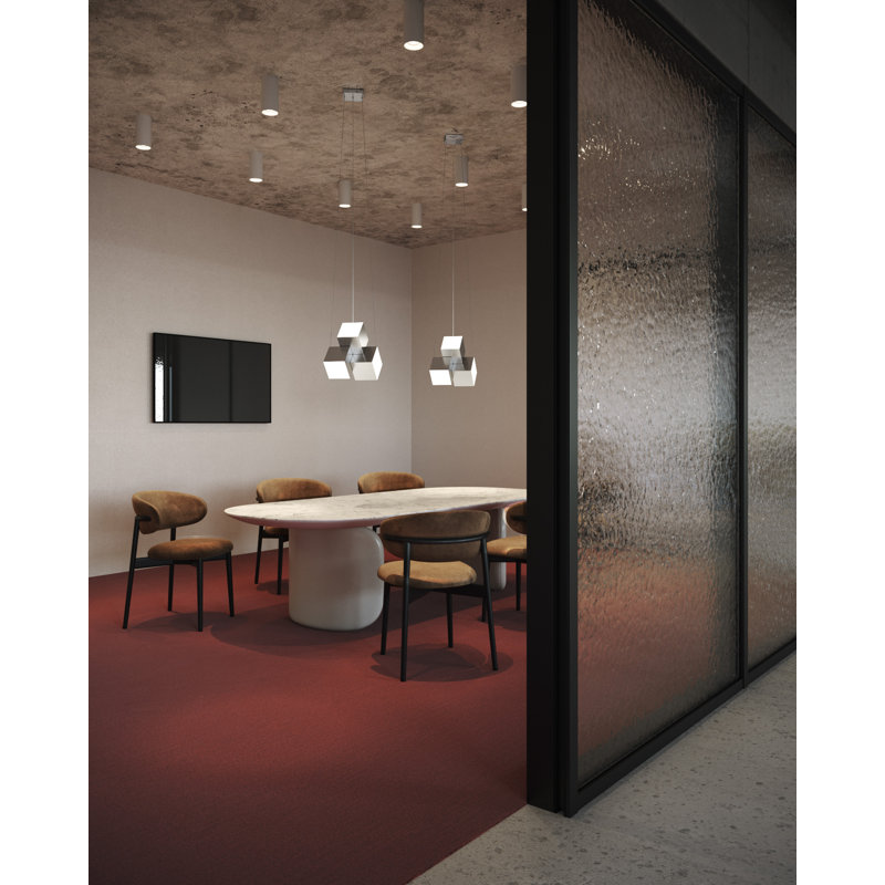 Luminaire suspendu DEL 11 po Tetra, Chrome
