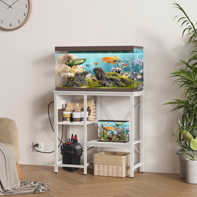 20-29 Gallon Aquarium Stand With Charging Station