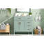 Meuble-lavabo moderne de 36 po avec lavabo en céramique. 4 tiroirs et 2 portes pour une organisation optimale du rangement. Charnières à fermeture en douceur à fermeture silencieuse. Bois construit et lavabo nécessitant peu d'entretien. Assemblage requis